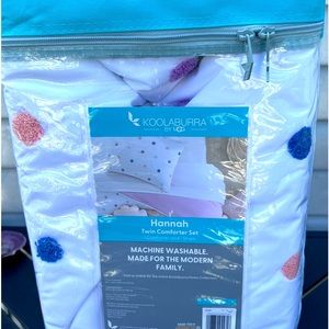 UGG Hannah Twin Comforter Set with Sham New